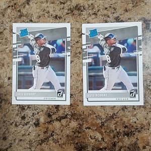 Luis Robert Rated Rookie Cards!! 2020 Donruss.